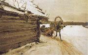 Valentin Serov In Winter Germany oil painting artist